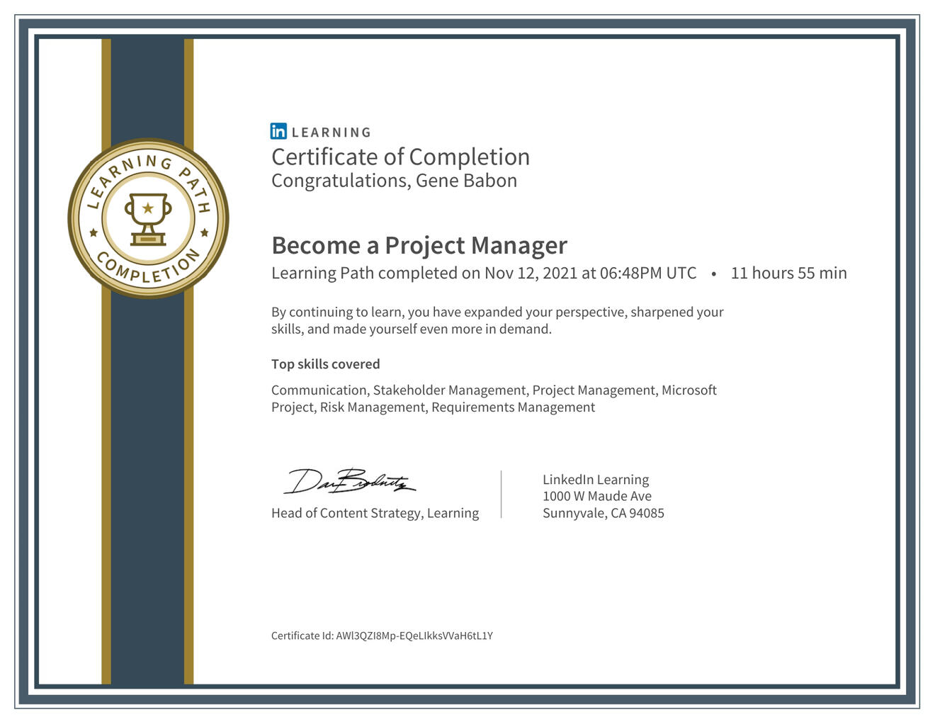 Become a Project Manager
