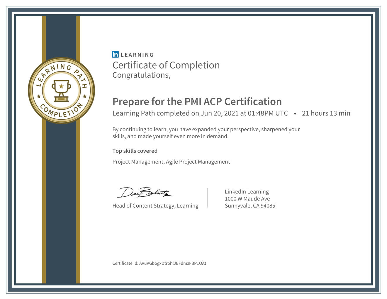 Prepare for the PMI ACP Certification